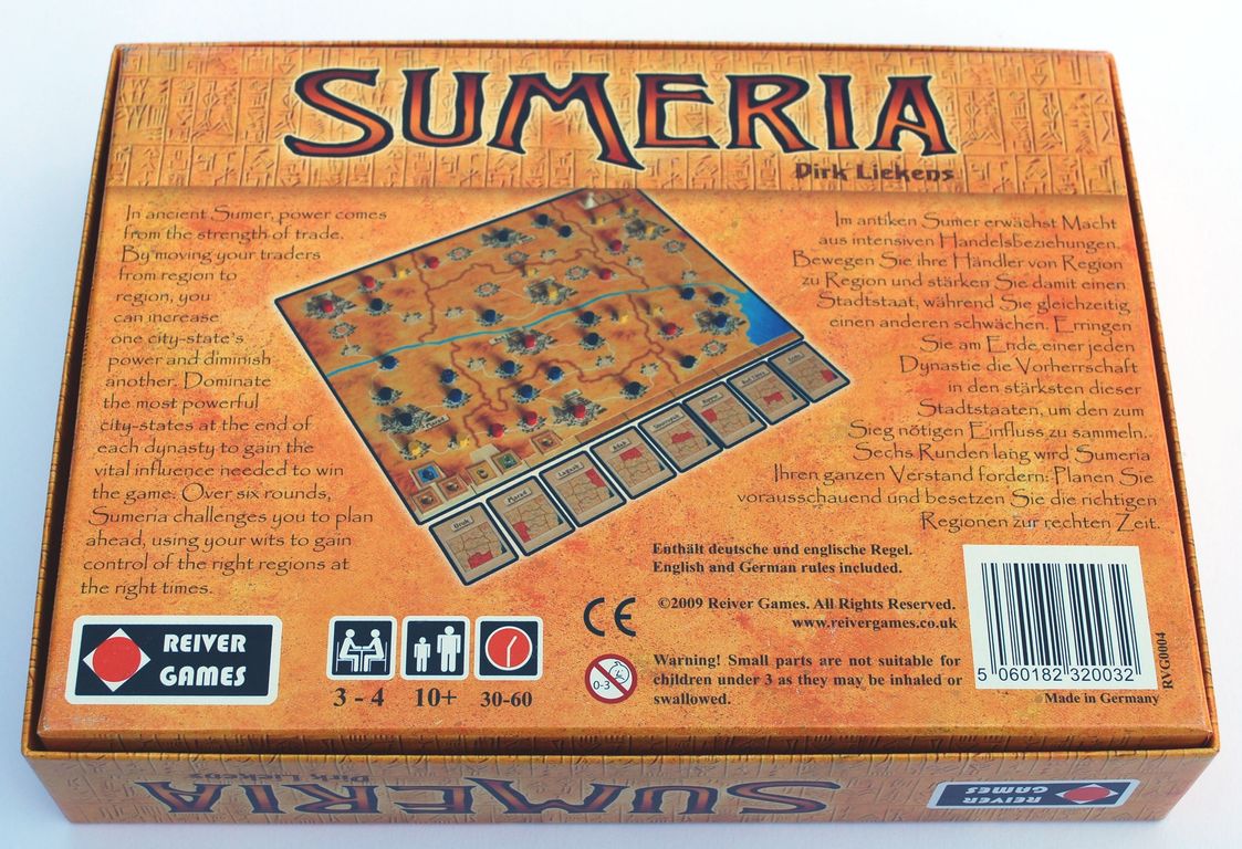 Sumeria rückseite der box