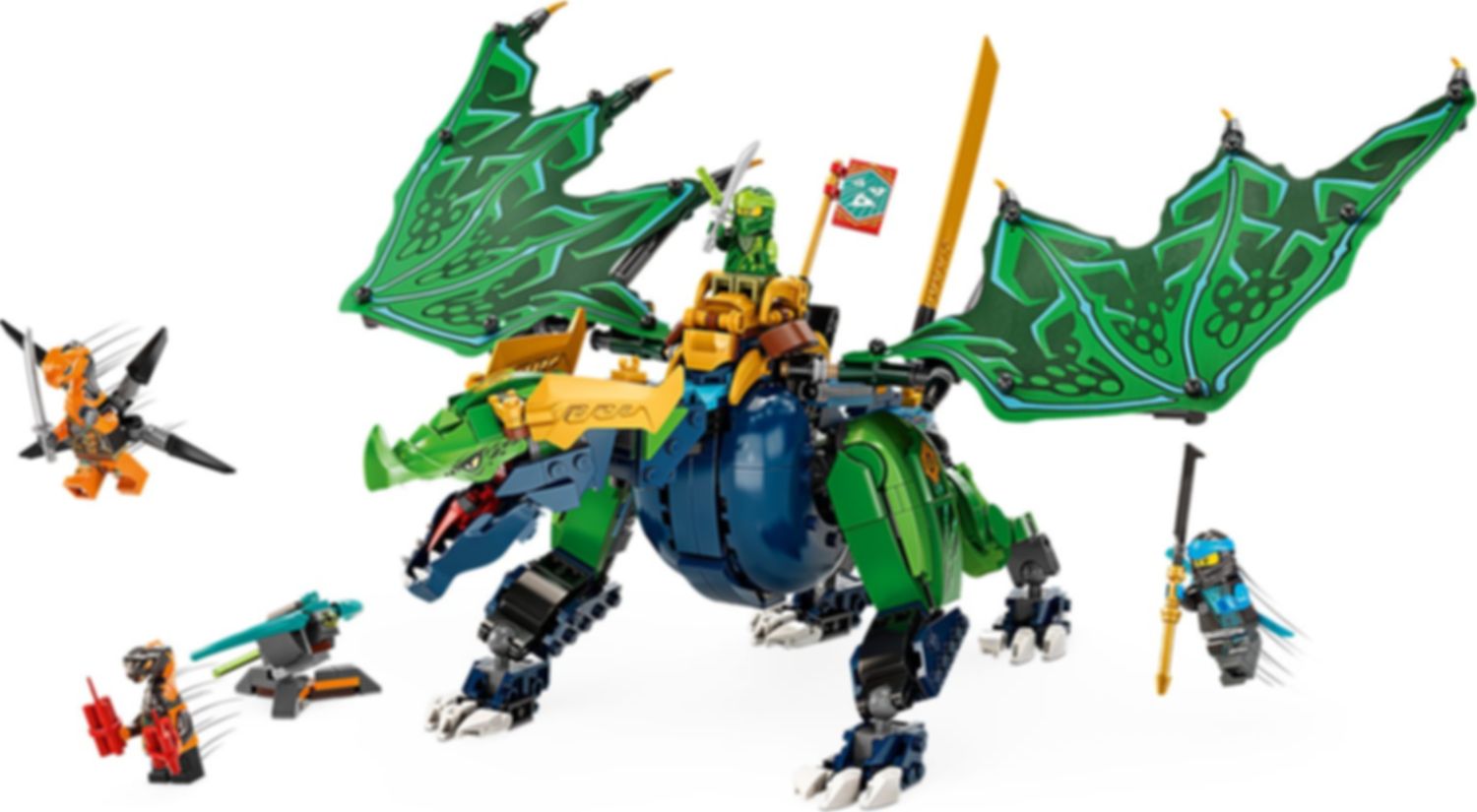 LEGO® Ninjago Lloyds legendärer Drache spielablauf