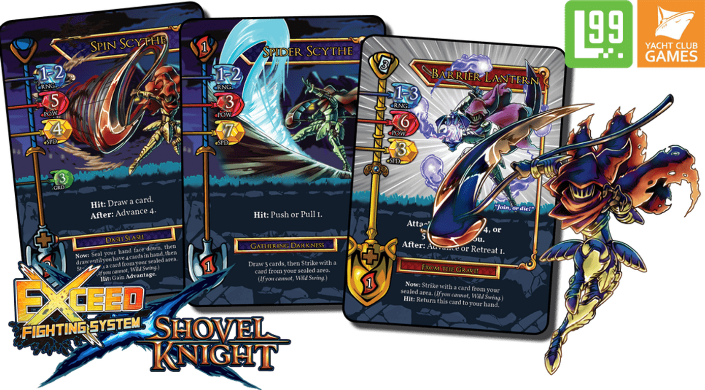 Exceed: Specter Knight Solo Fighter composants