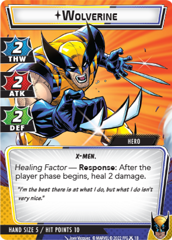 Marvel Champions: The Card Game – Wolverine Hero Pack carte