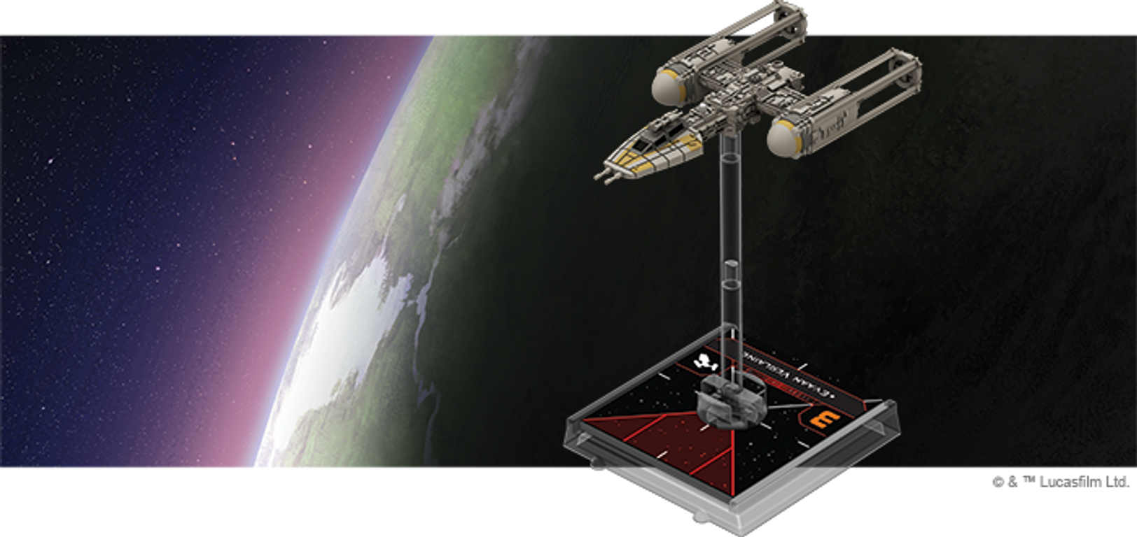 Star Wars: X-Wing (Second Edition) – BTL-A4 Y-Wing Expansion Pack miniatuur