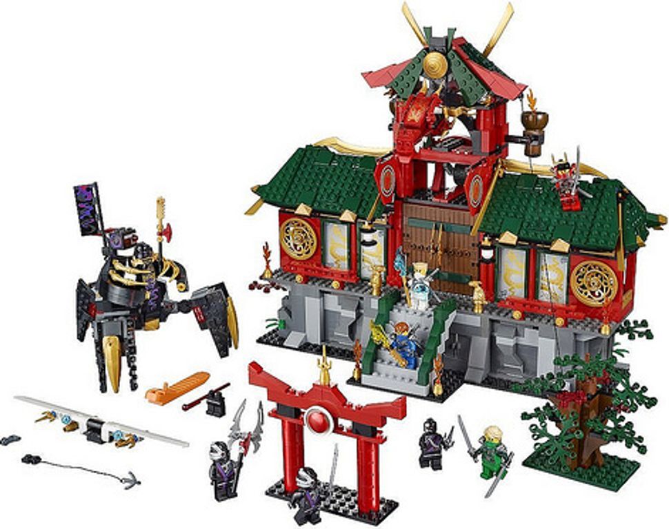 LEGO® Ninjago Le Temple de Ninjago City composants