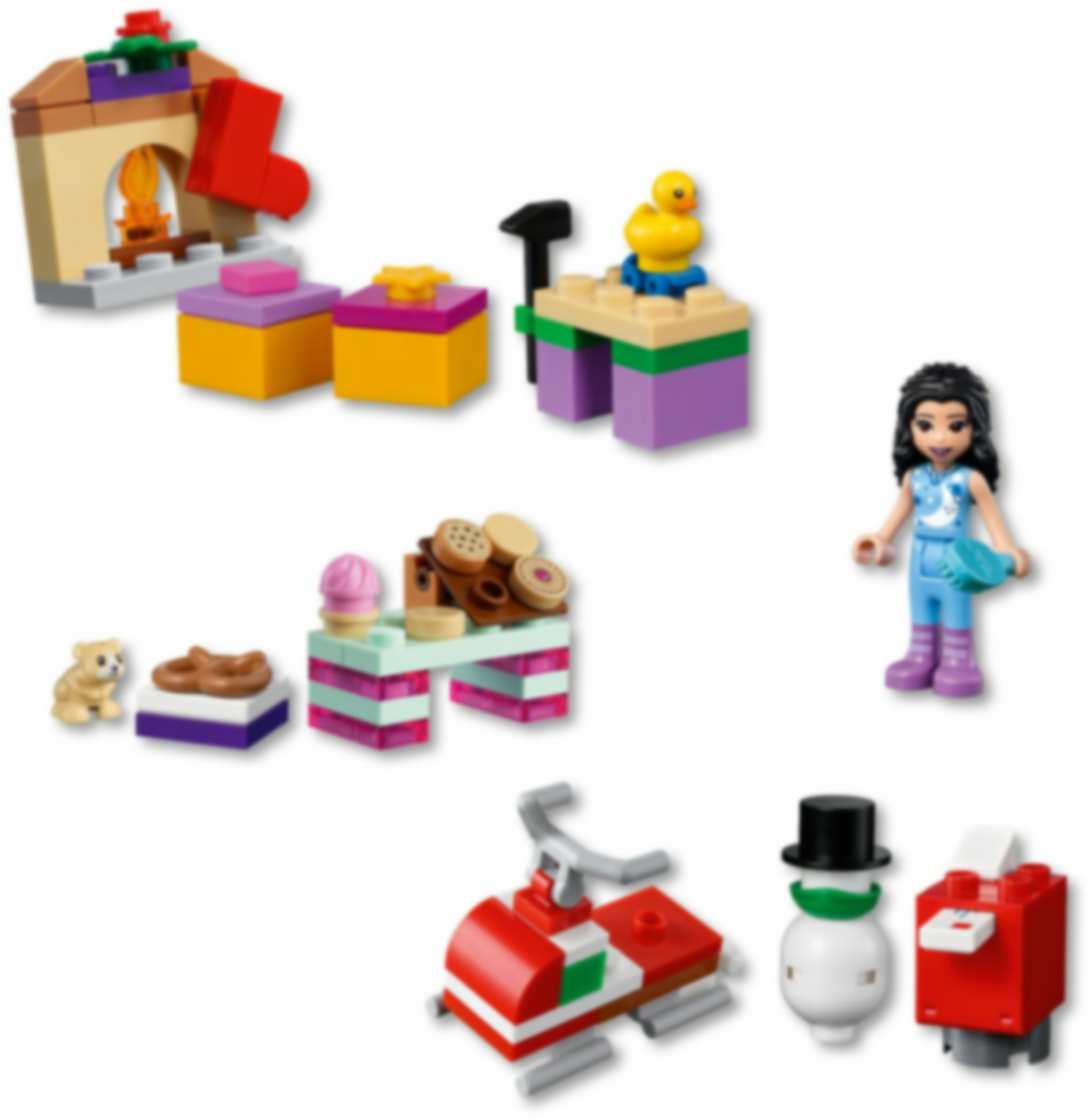 LEGO® Friends Advent Calendar components