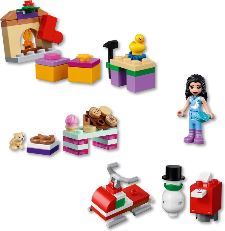 LEGO® Friends Calendario dell'Avvento componenti