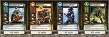 Warmachine: High Command – Faith & Fortune kaarten