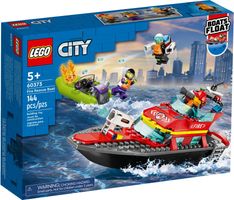 LEGO® City Barca di soccorso antincendio