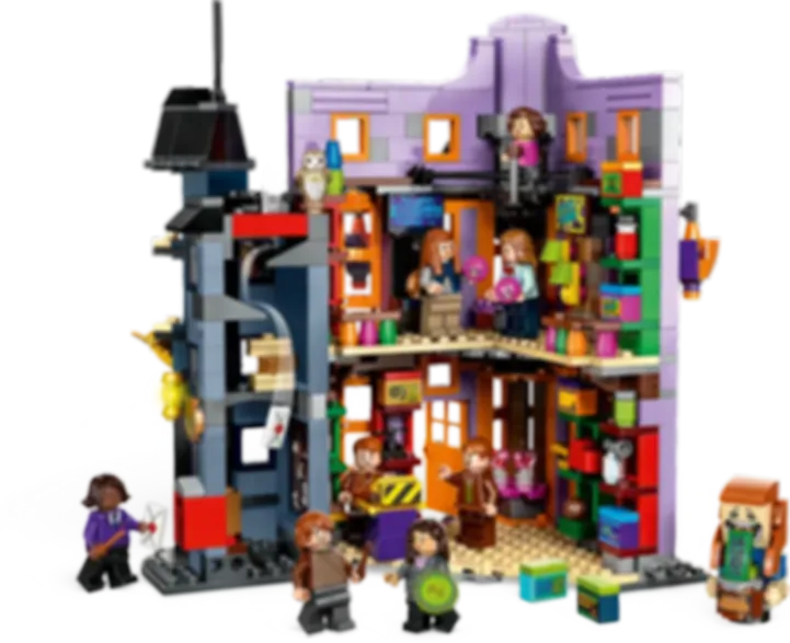 LEGO® Harry Potter™ Winkelgasse™: Weasleys Zauberhafte Zauberscherze spielablauf