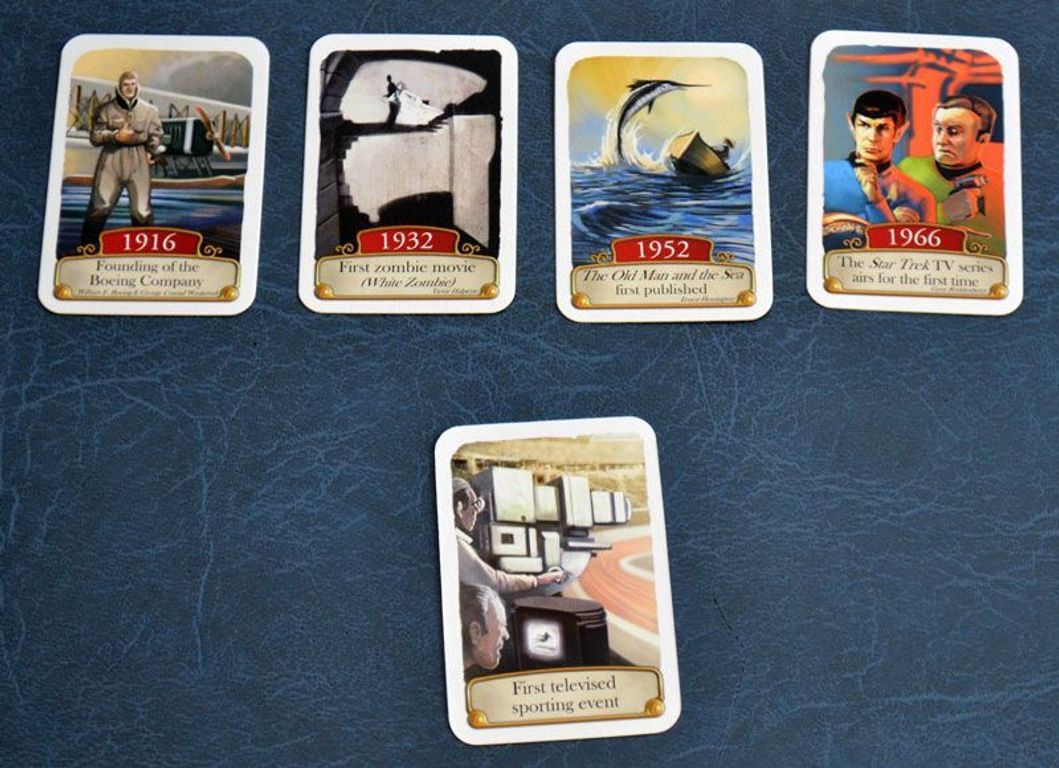 Timeline: Americana cartes