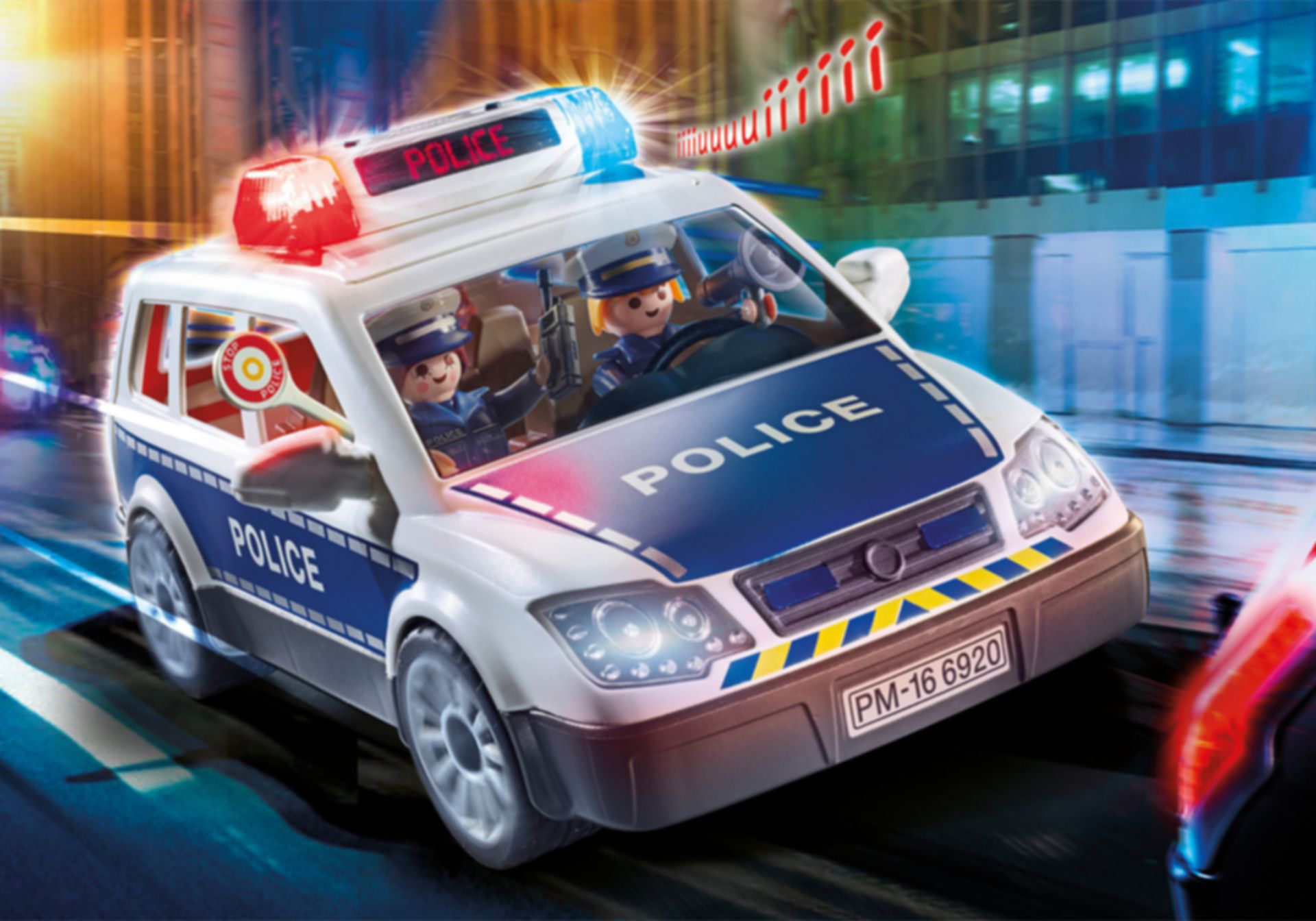Playmobil® City Action Squad Car with Lights and Sound
