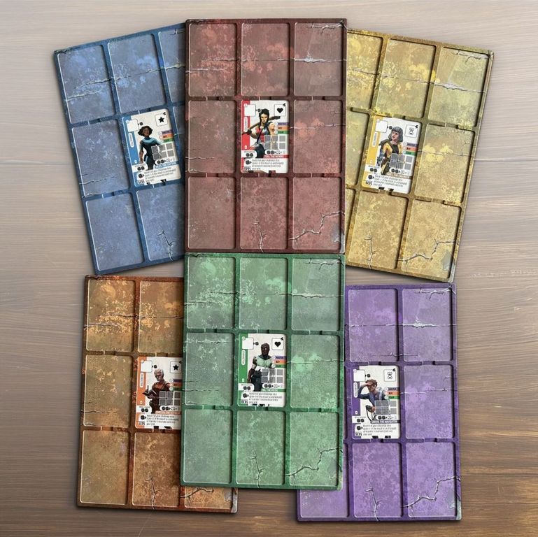 Vantage: Playmats componenti