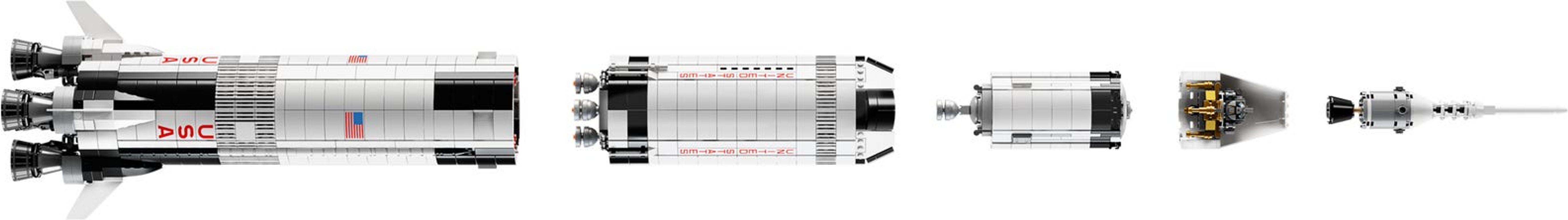 LEGO® Ideas NASA Apollo Saturn V components