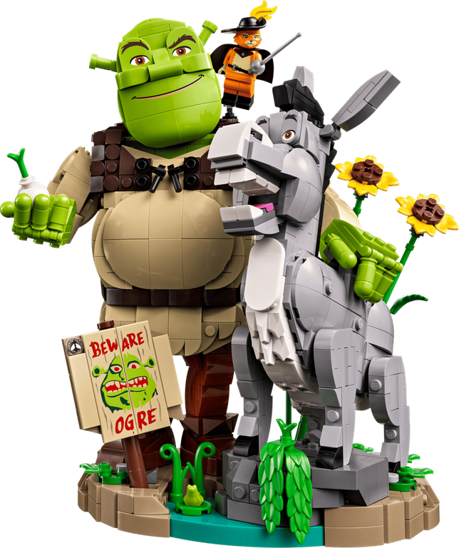 Shrek, Donkey & Puss in Boots components