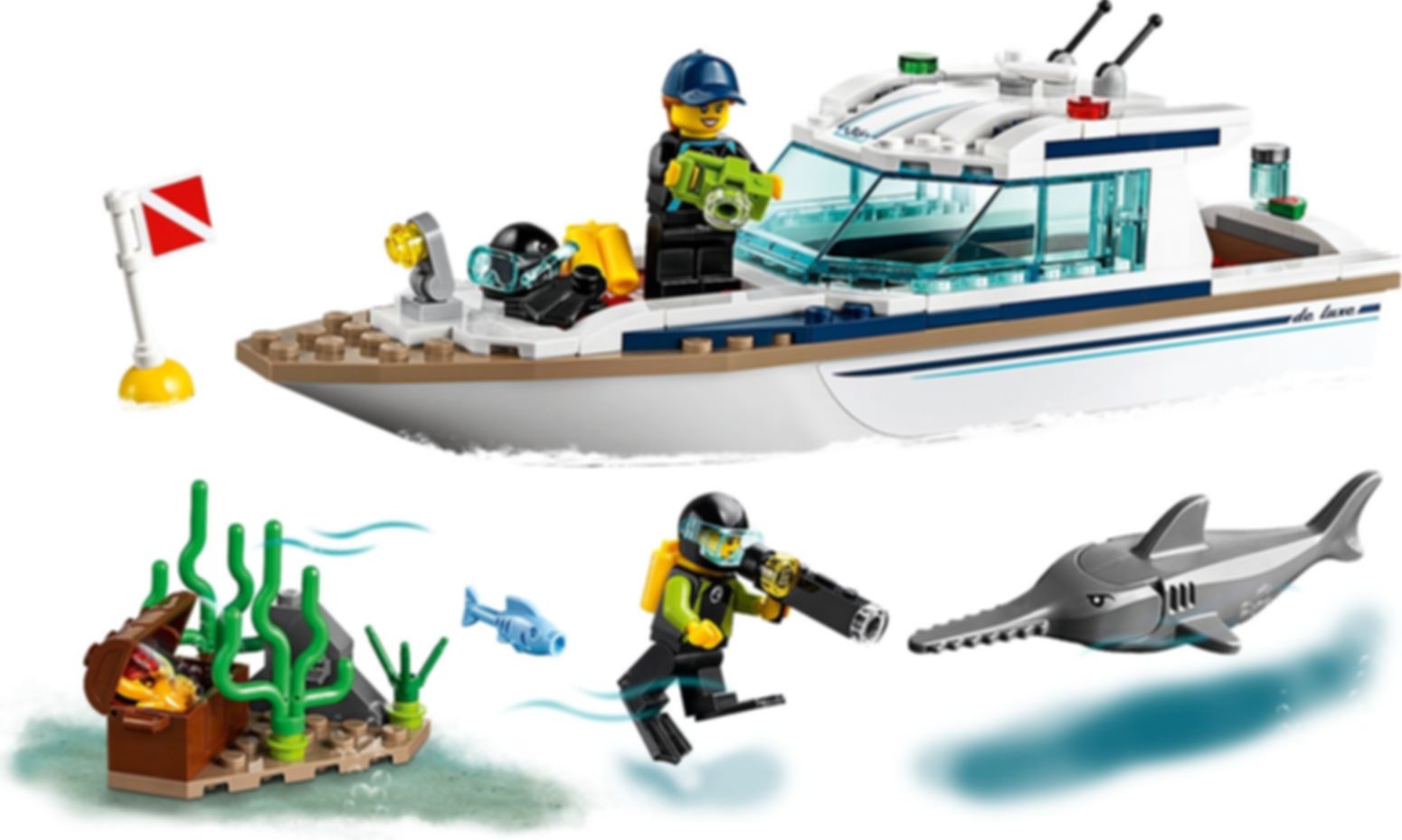 LEGO® City Diving Yacht gameplay
