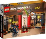 LEGO® Overwatch Hanzo vs. Genji parte posterior de la caja