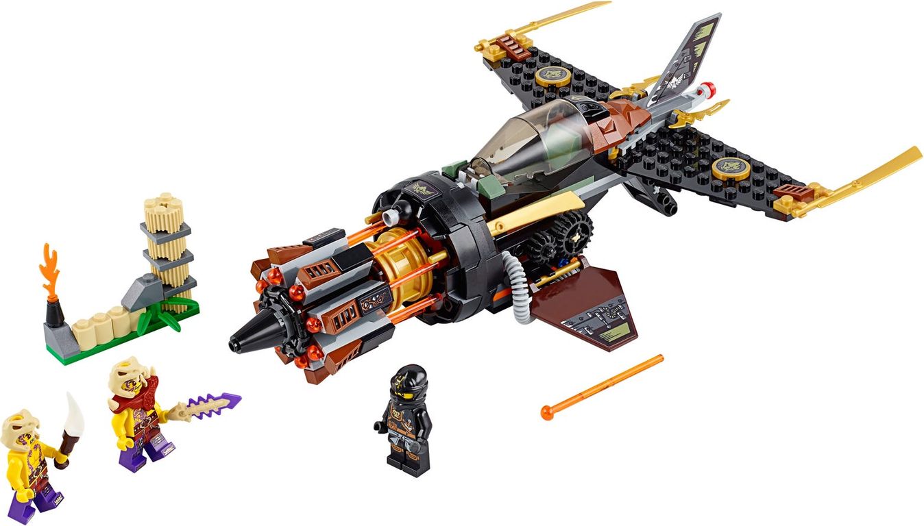 LEGO® Ninjago Le jet multi-missiles composants