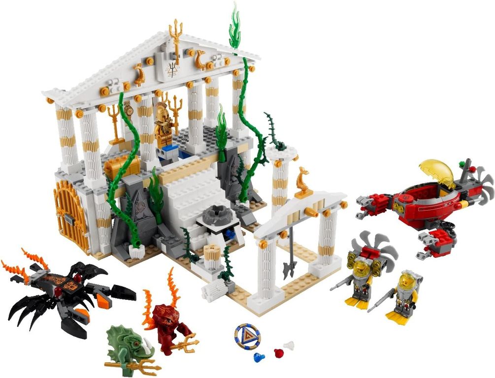LEGO® Atlantis Temple of Atlantis components