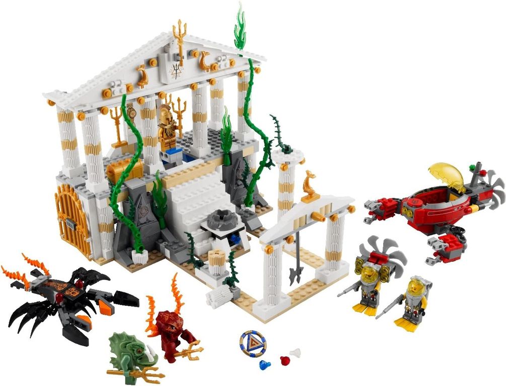 LEGO® Atlantis Tempel von Atlantis komponenten