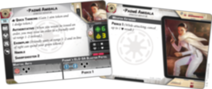 Star Wars: Légion – Padmé Amidala Extension Agent cartes