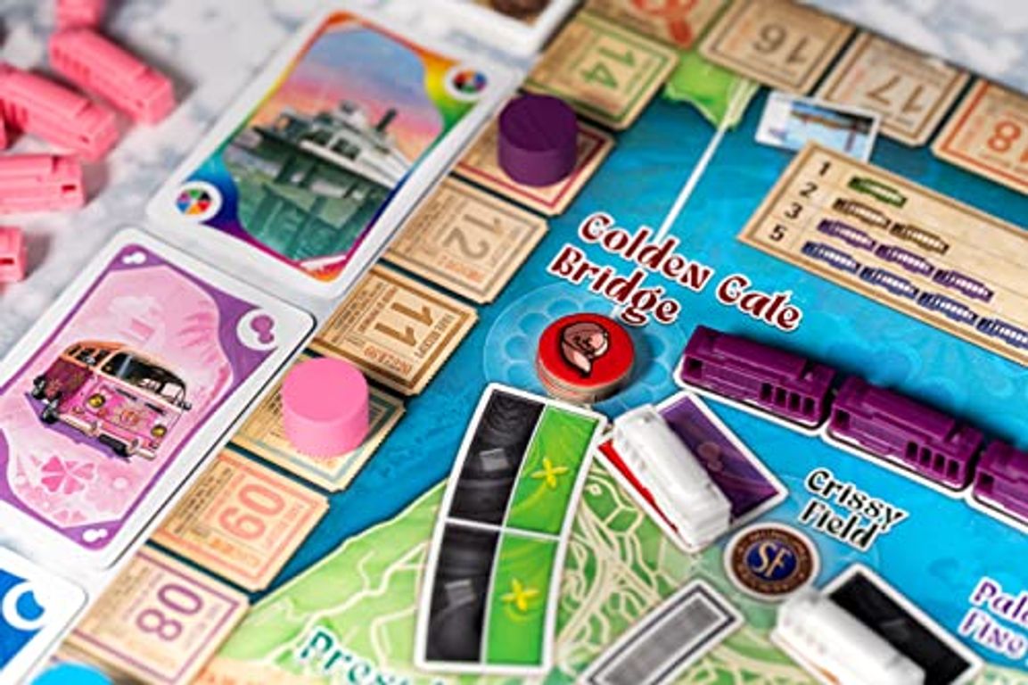 Ticket to Ride: San Francisco gameplay