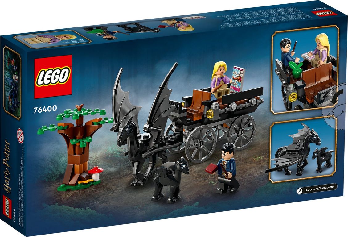 LEGO® Harry Potter™ Hogwarts™ Carriage and Thestrals back of the box
