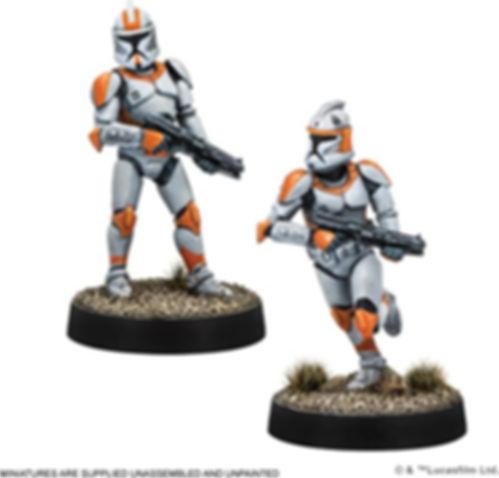 Star Wars: Légion – Commandant Cody Et Ses Clones miniatures