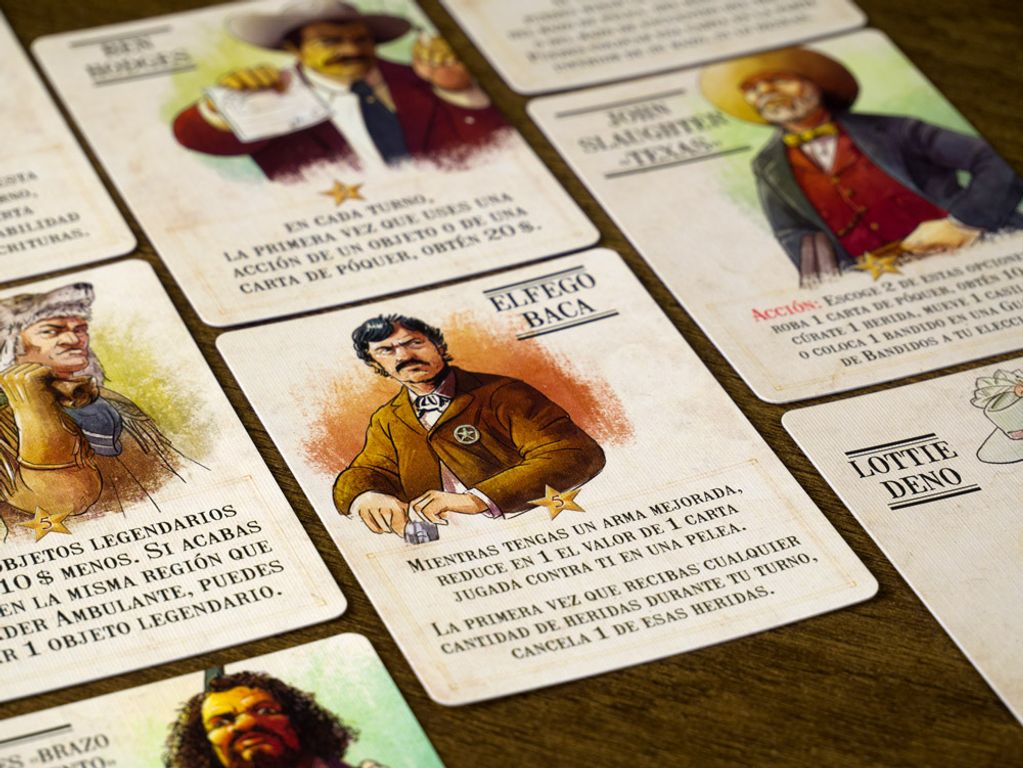 Western Legends: Blood Money cartas