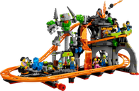 LEGO® City Lava Land Roller Coaster Park components