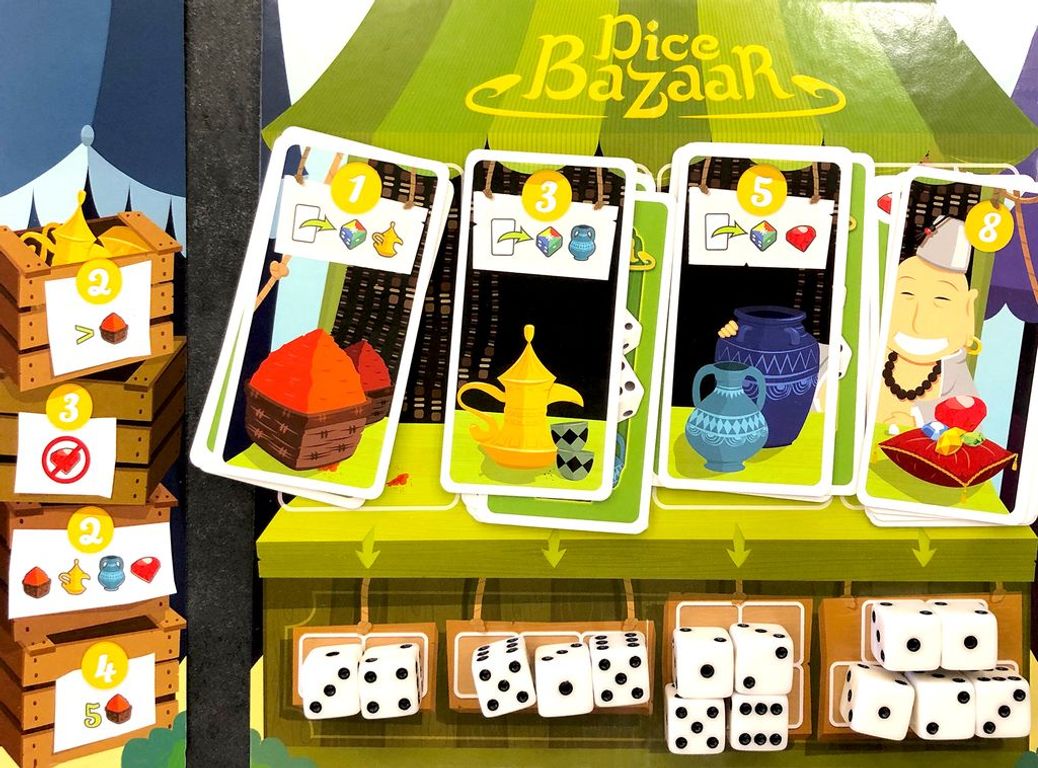 Dice Bazaar cartes