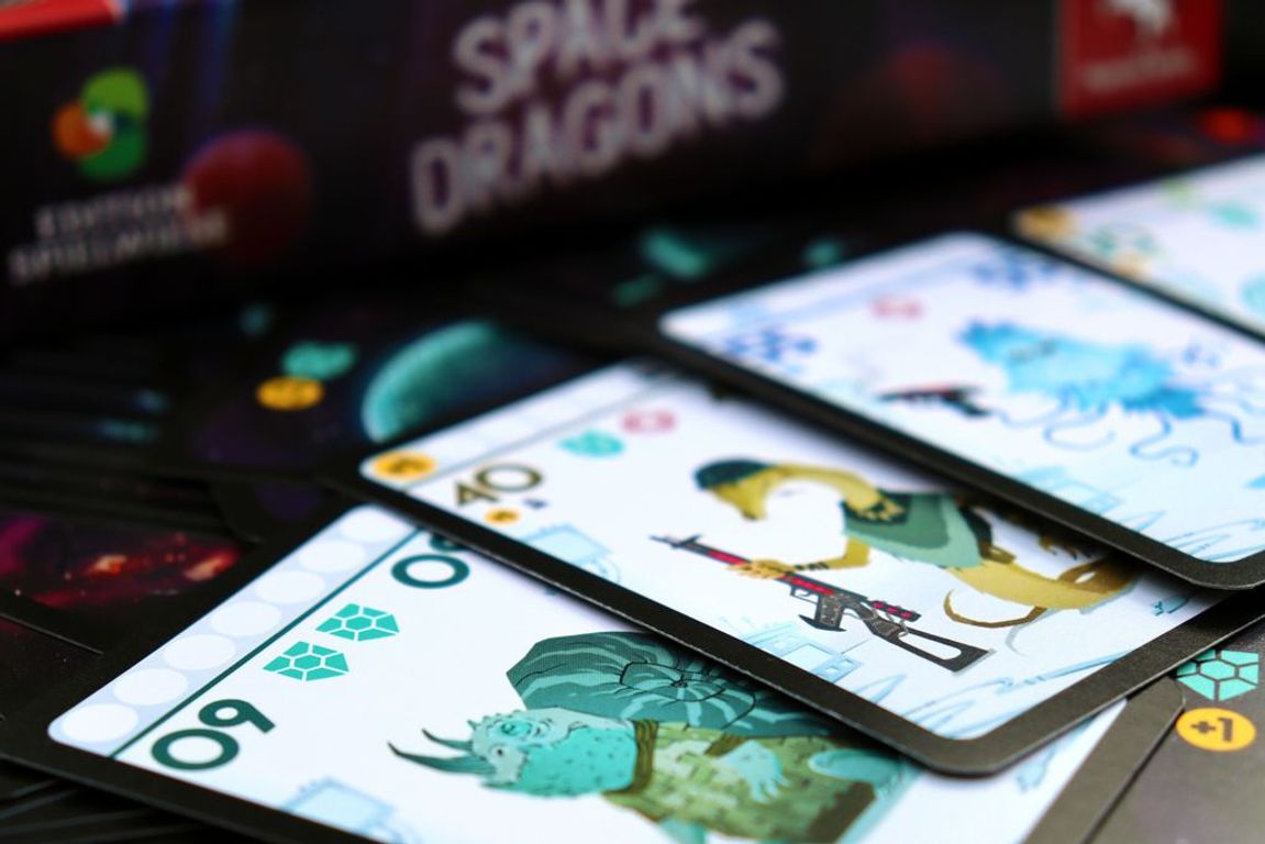 Space Dragons kaarten