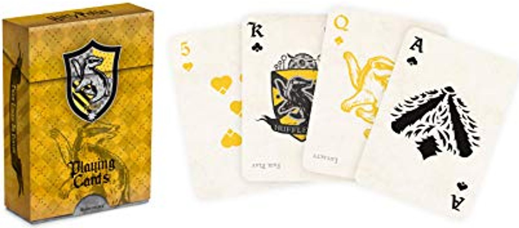 Harry Potter Hufflepuff House Playing Cards cards