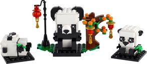 LEGO® BrickHeadz™ Panda's voor Chinees nieuwjaar componenten