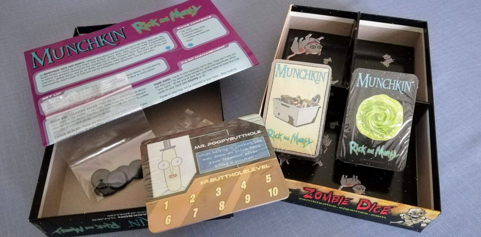 Munchkin: Rick & Morty components