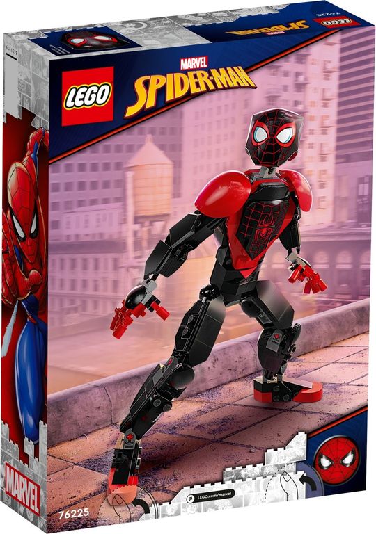 LEGO® Marvel La figurine de Miles Morales dos de la boîte