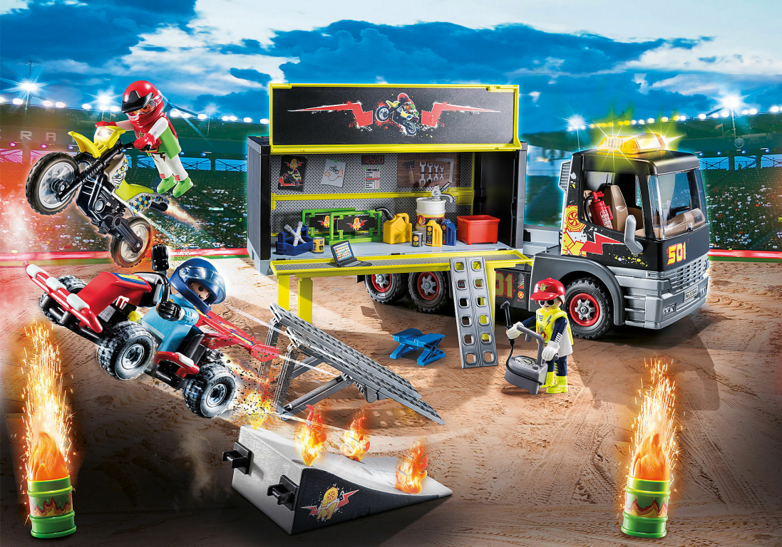 Playmobil® Stunt Show Calendrier de l'Avent 'Cascadeurs'XXL