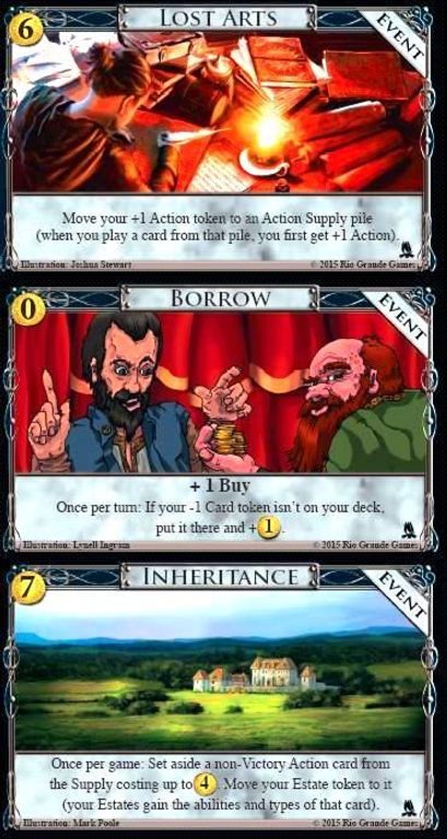 Dominion: Adventures cards
