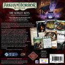 Arkham Horror: The Card Game – The Scarlet Keys Investigator Expansion back of the box