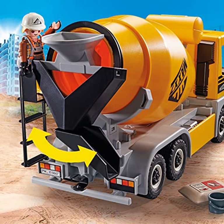 Playmobil® City Action Concrete mixer components