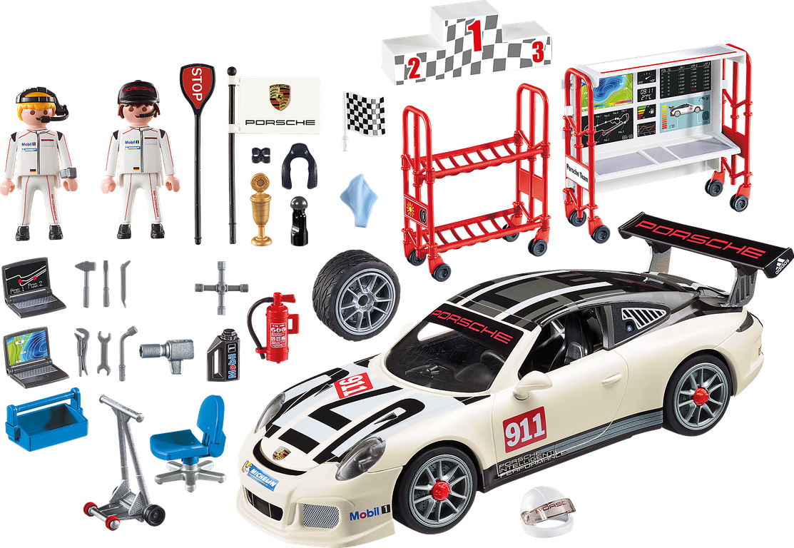 Playmobil® Porsche Porsche 911 GT3 Cup components