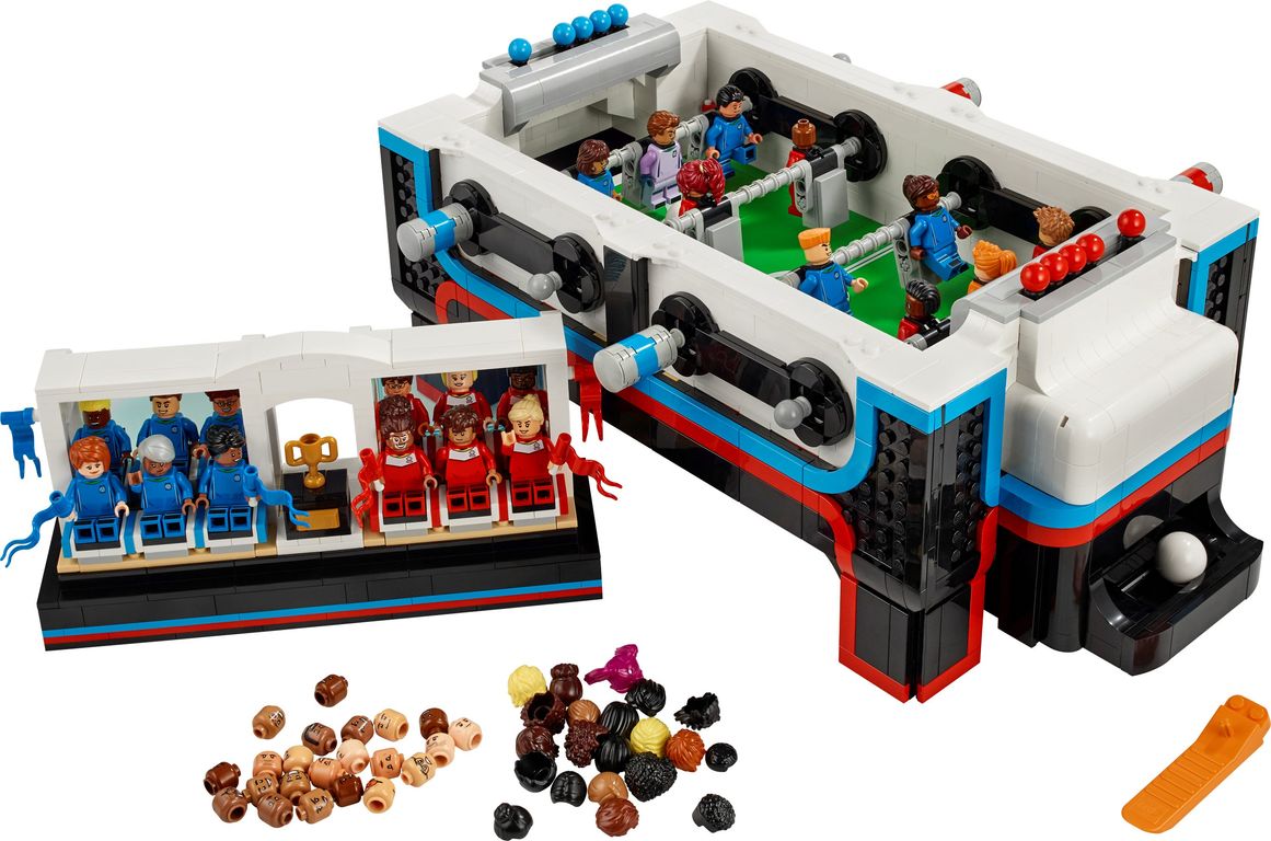 LEGO® Ideas Futbolín partes