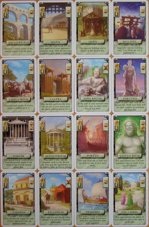 Arena: Roma II carte