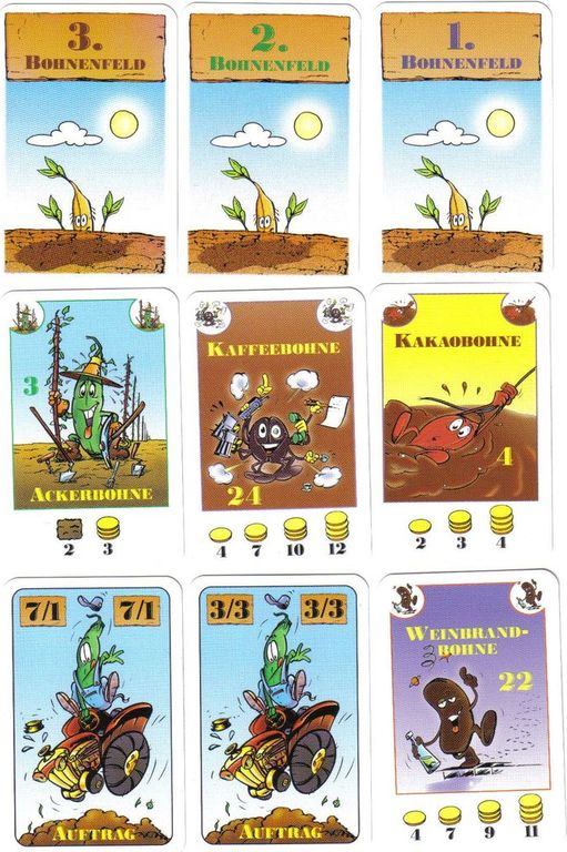 Bohnanza: La Judía Tenía Un Precio cartas