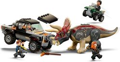 LEGO® Jurassic World Triceratops Pickup Truck Ambush gameplay