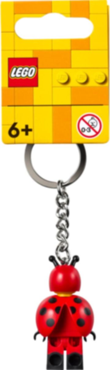 LEGO® Minifigures Schlüsselanhänger mit Marienkäfer-Mädchen rückseite