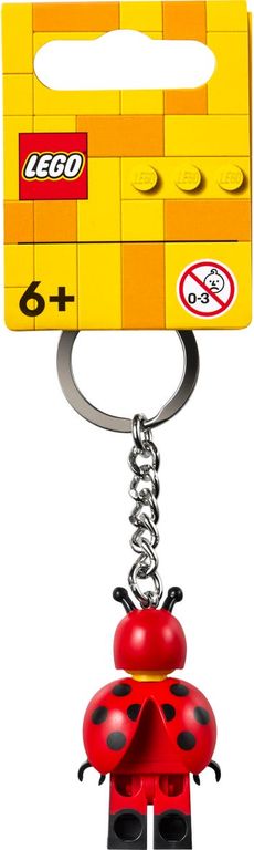 LEGO® Minifigures Lady Bug Girl Keyring back side