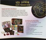 Pokémon TCG: Sword & Shield - Lost Origin Elite Trainer Box achterkant van de doos