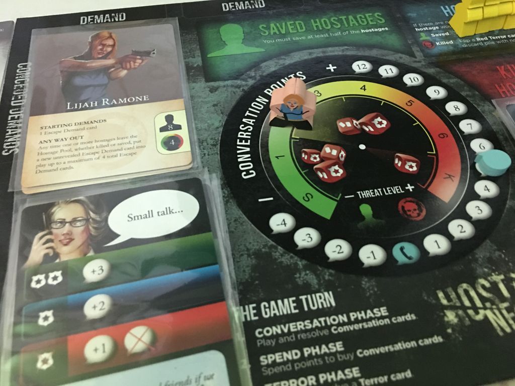 Hostage Negotiator: Crime Wave game board