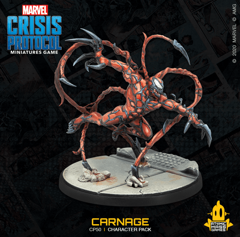 Marvel: Crisis Protocol – Mysterio & Carnage miniatuur