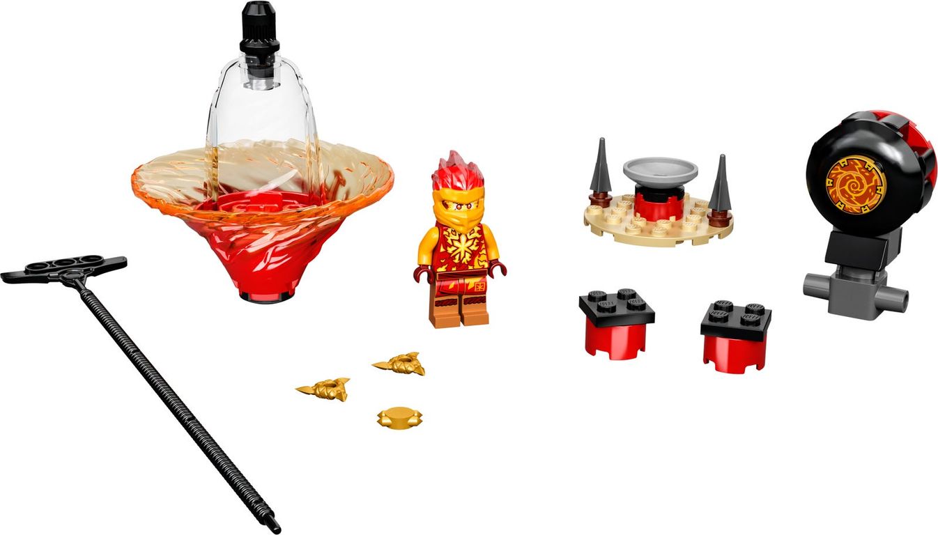 LEGO® Ninjago L’entraînement ninja Spinjitzu de Kai composants