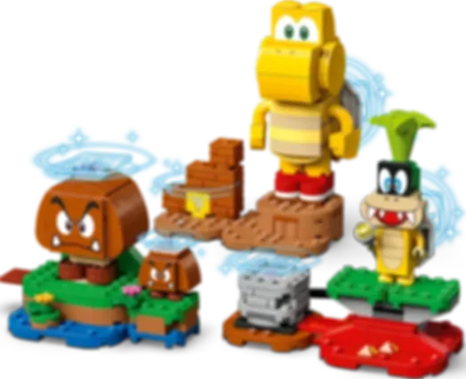 LEGO® Super Mario™ Big Bad Island Expansion Set components