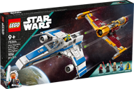 E-Wing della Nuova Repubblica vs. Starfighter di Shin Hati